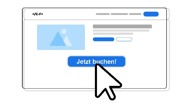 Illustration zum buchen des Beratungsgespräches
